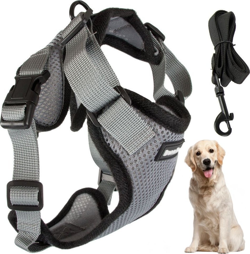 xxxxxxxxxxxxxxxx Verk Group (Verk) Szelki bezuciskowe spacerowe dla psa uchwyt lekkie miękkie mocne zapęcie xl Szelki bezuciskowe spacerowe dla psa uc