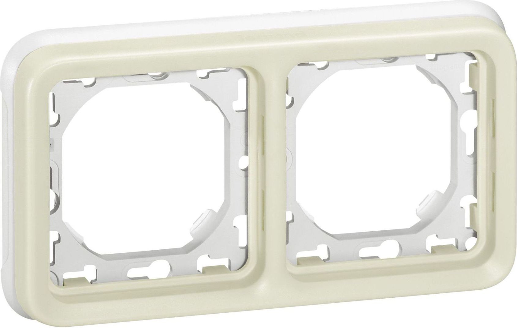 Legrand PLEXO55 Ramka podwójna pozioma biały / ecru (069694)