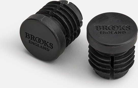 Brooks Korki kierownicy BROOKS RUBBER BAR END PLUGS BLACK (NEW)
