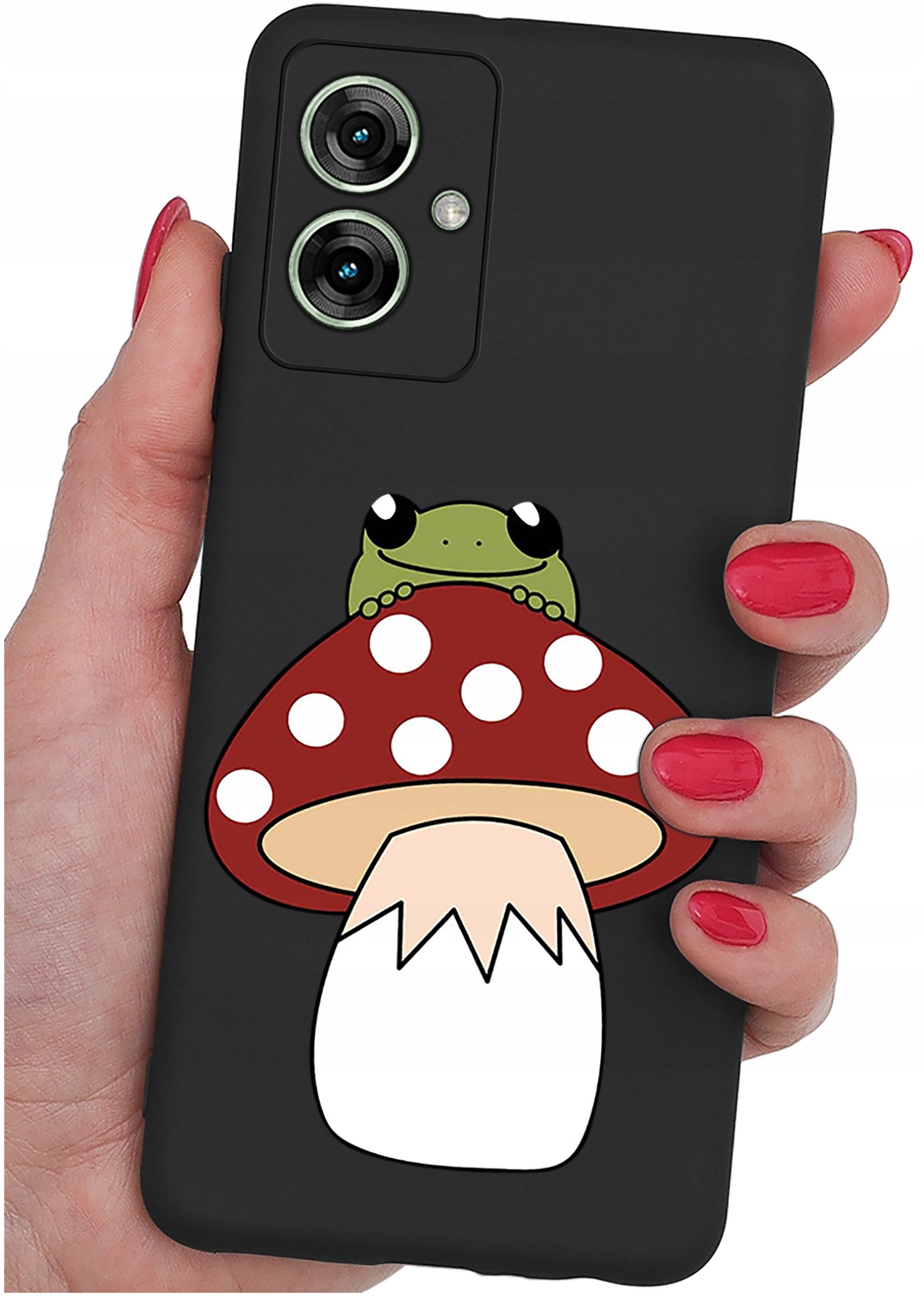 Etui do Motorola Moto G55 5G WZORY |SILIKONOWE MATT CASE + SZKŁO 9H