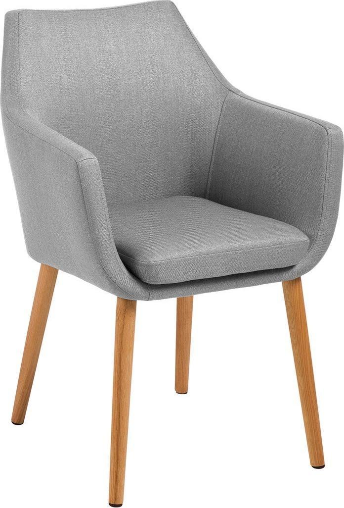 Actona Krzesło CHAIR/DINING/ACT/NUTRI/LIGHTGREY+OAK/DC