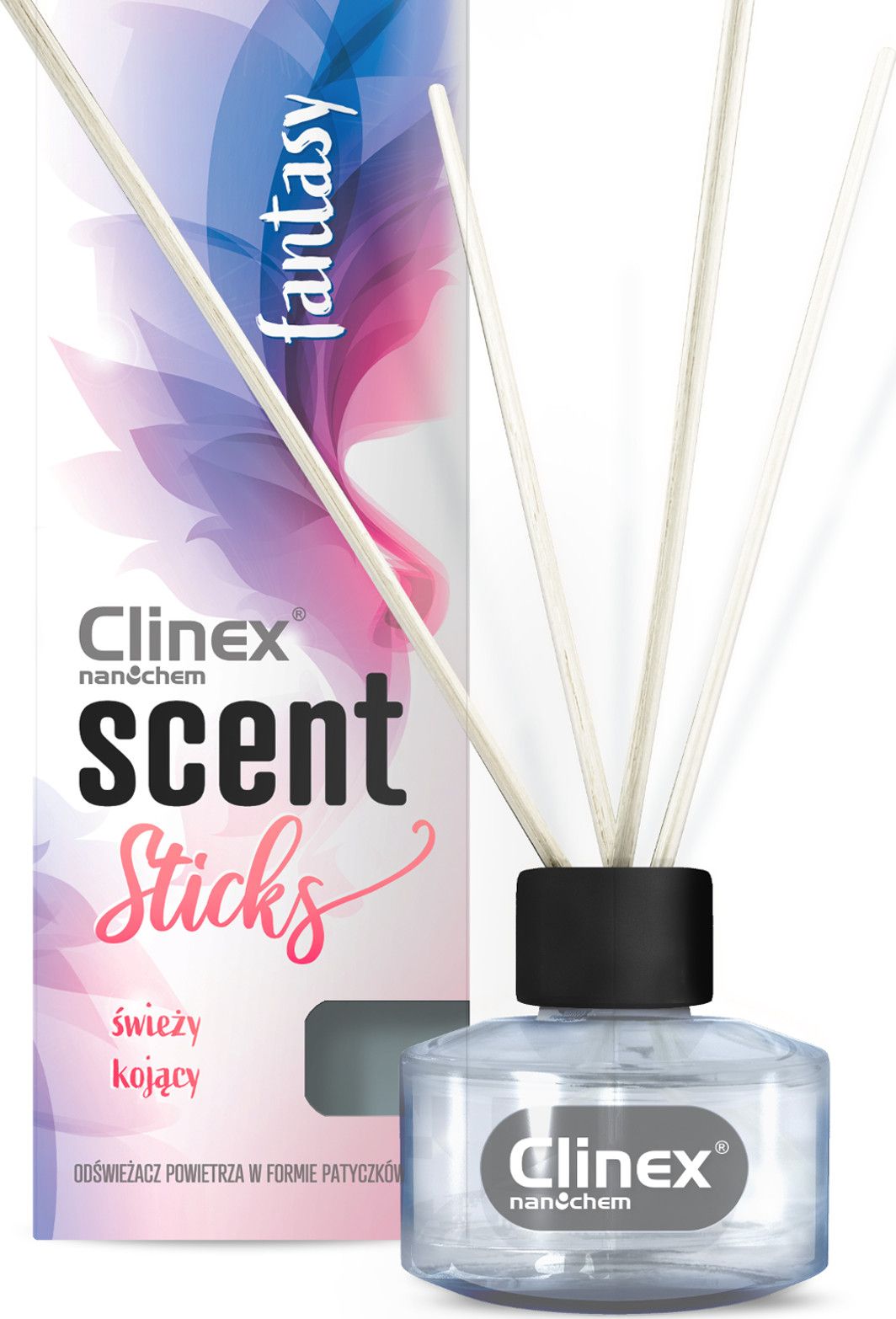 Clinex Patyczki kadzidełka zapachowe do odświeżania pomieszczeń CLINEX Scent Sticks FANTASY 45ml Patyczki kadzidełka zapachowe do odświeżania pomieszc