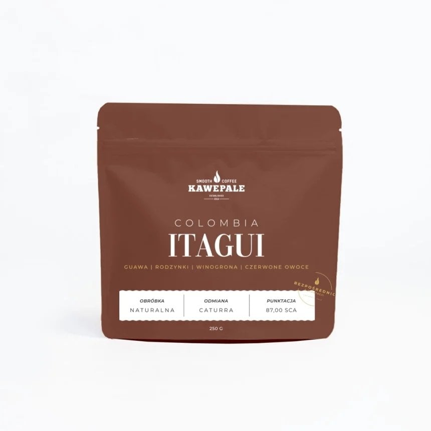 Kawa ziarnista KawePale Kawa ziarnista Colombia Itagui 250g
