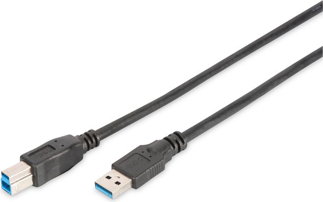 Kabel USB Digitus USB-A - USB-A 1.8 m Czarny (DB-300115-018-S)