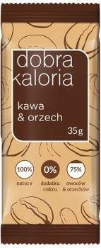 KUBARA Baton Kawa & orzech 20*35g (display) DOBRA KALORIA - KUBARA