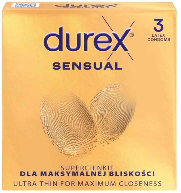 DUREX Sensual Prezerwatywy supercienkie 1 op.-3 sztuki