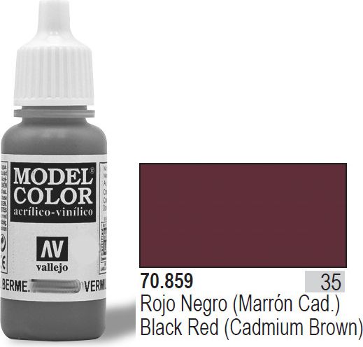 Vallejo Farba Nr35 Black Red Matt 17ml - 70859