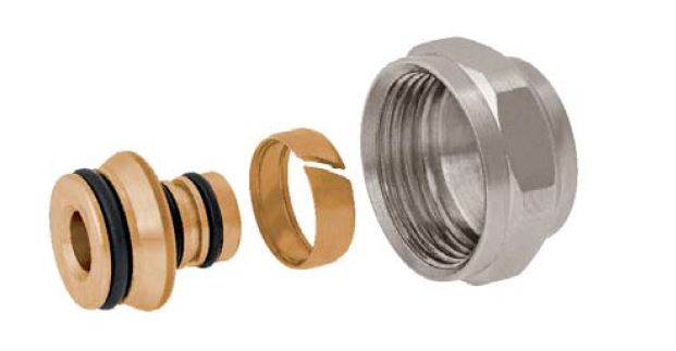 Kisan Złączka przygrzejnikowa EUROKONUS G3/4"x20x2,25 - 21.33.12