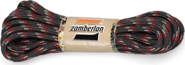 Zamberlan Sznurowadła trekkingowe Zamberlan Rotondi - grafit-czerwony 175 cm uniwersalny