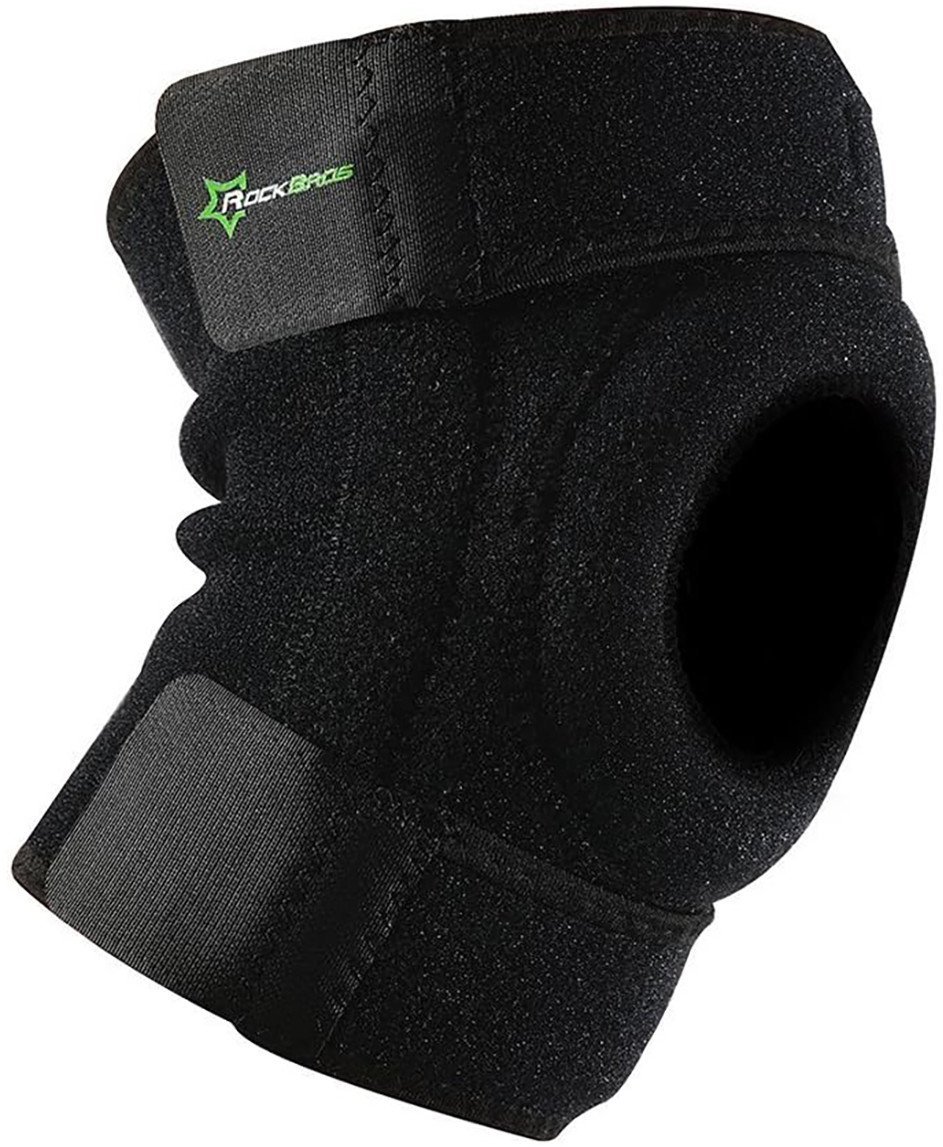 Nakolannik ochraniacz sportowy na kolano rzepkę i staw kolanowy rozmiar L - czarny Nakolannik ochraniacz sportowy na kolano rzepkę i staw kolanowy roz