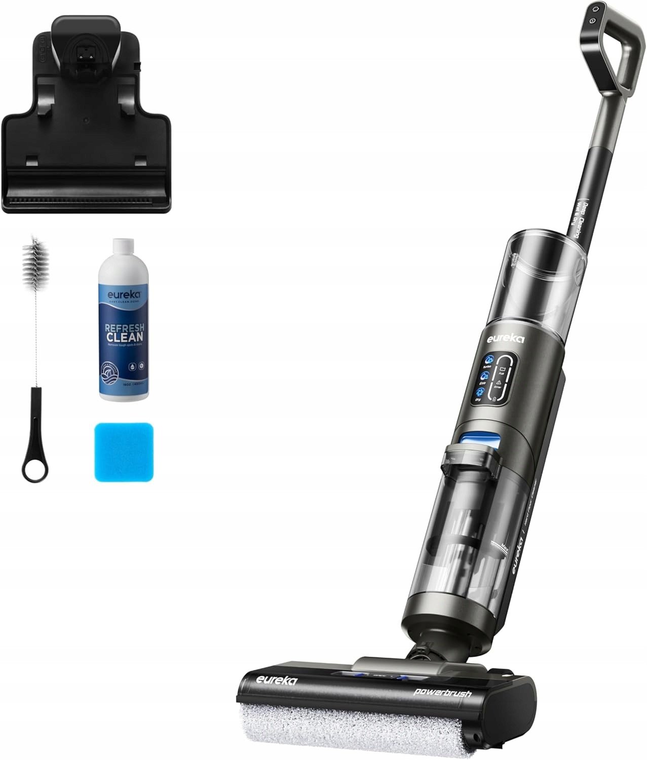 EUREKA Rapidwash NEW430 bezprzewodowy odkurzacz 150W nawigacja głosowa nowy