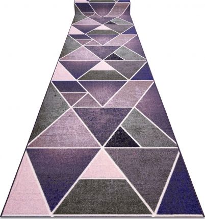 Dywany Łuszczów Dywan SZNURKOWY SIZAL FLAT 48829637 Jodełka szary, 67x530 cm