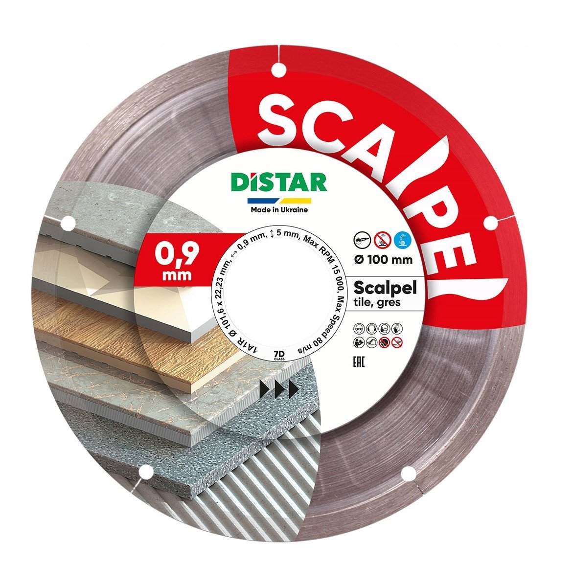 DISTAR TARCZA DIAMENTOWA SCALPEL 101,6 x 0,9 x 5 x 22,23mm