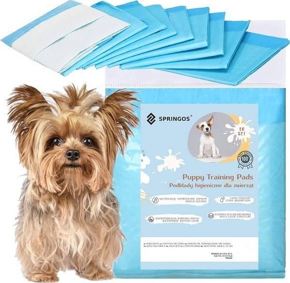 Springos Mata higieniczna dla psa 35x45 cm podkład chłonny 100 szt. do nauki higieny UNIWERSALNY