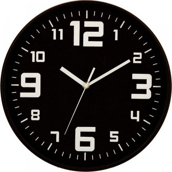 5five Zegar Ścienny 5five Czarny polipropylen ( 30 cm)