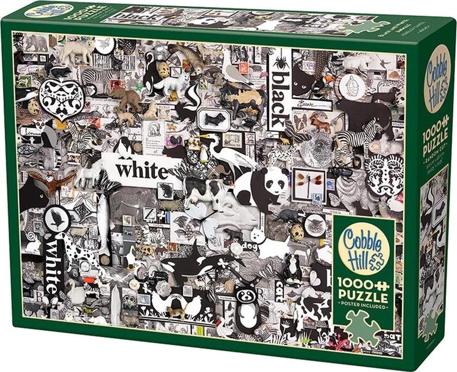 Puzzle 1000 Czarno-białe zwierzęta G3