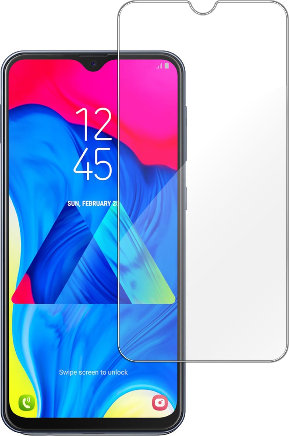 etumi Szkło Hartowane 9H Do Samsung Galaxy M10 Szybka Szkiełko Ochronne Na Ekran Twarde Płaskie Przód / Ochrona Matrycy Telefonu Glas0041