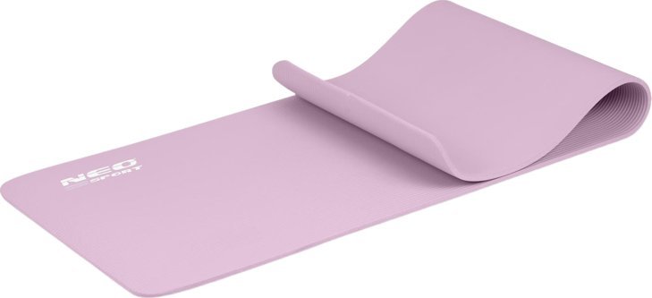 Neo-Sport Mata treningowa NS-922 183 cm x 60 cm x 1 cm różowa