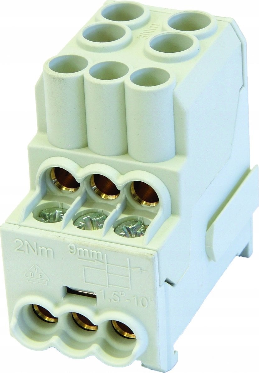 Simet Blok rozdzielczy - dystrybucyjny Al/Cu SDB 100 (80010) SIMBLOCK szary 81601002