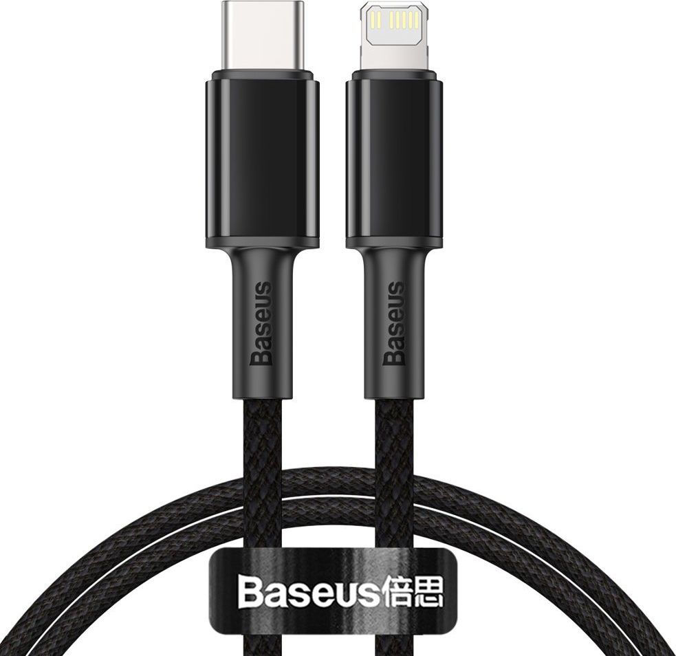 Kabel USB Baseus USB-C - Lightning 1 m Czarny (CATLGD-01)