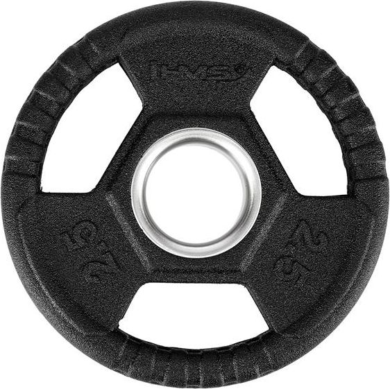 HMS Czarny Talerz Olimpijski Ogumowany 2.5 Kg (TOH02)