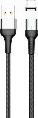 Kabel USB Usams USB-A - Lightning 1 m Szary (63728-uniw)