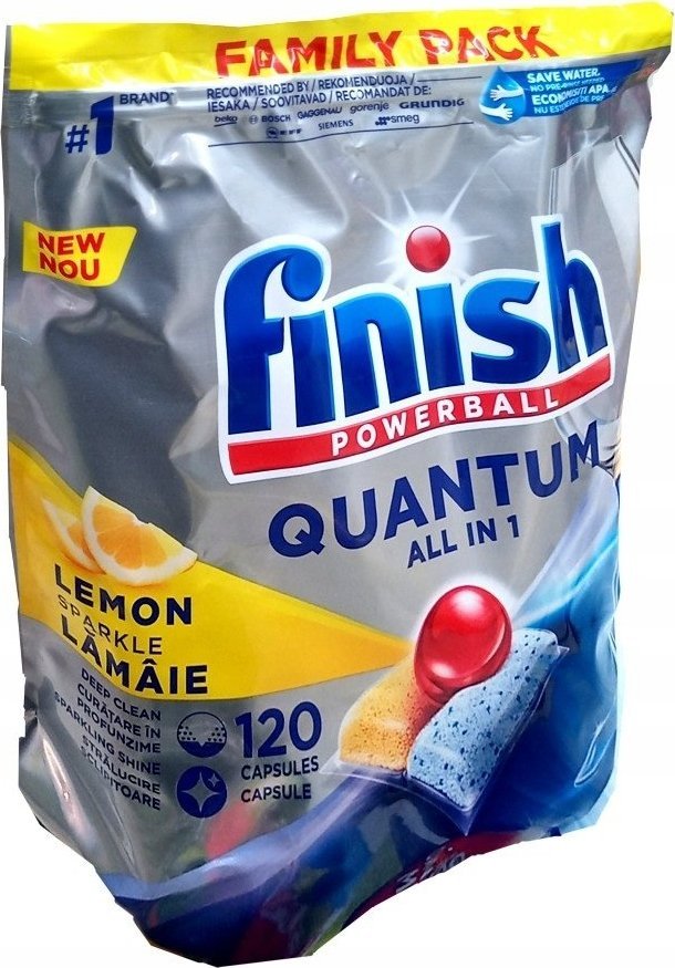 Finish Tabletki do zmywarki Finish Quantum 120szt