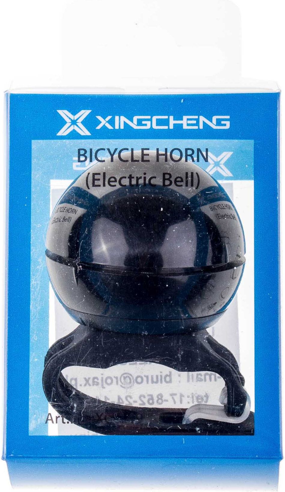 Dzwonek rowerowy bateryjny XC-149 czarny