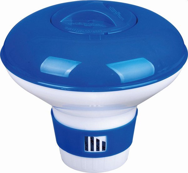 Pływak na chemię basenową dozownik na tabletki 13 cm #90733