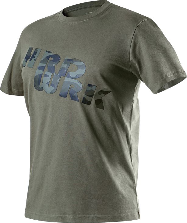 Neo T-shirt (T-shirt roboczy oliwkowy CAMO, rozmiar S)