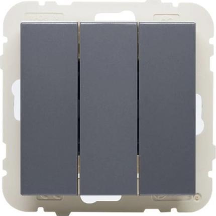 Efapel EFAPEL LOGUS90 ŁĄCZNIK 3-KLAWISZOWY GRAFIT 90088 KWIS