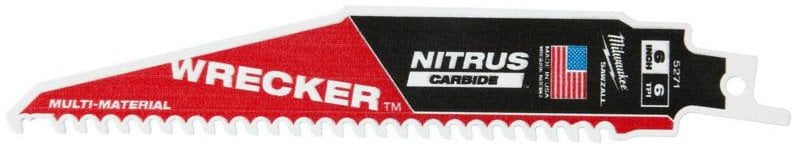 MILWAUKEE BRZESZCZOT S TCT WRECKER NITRUS Z WĘGLIKIEM 150mm/6T /5szt.
