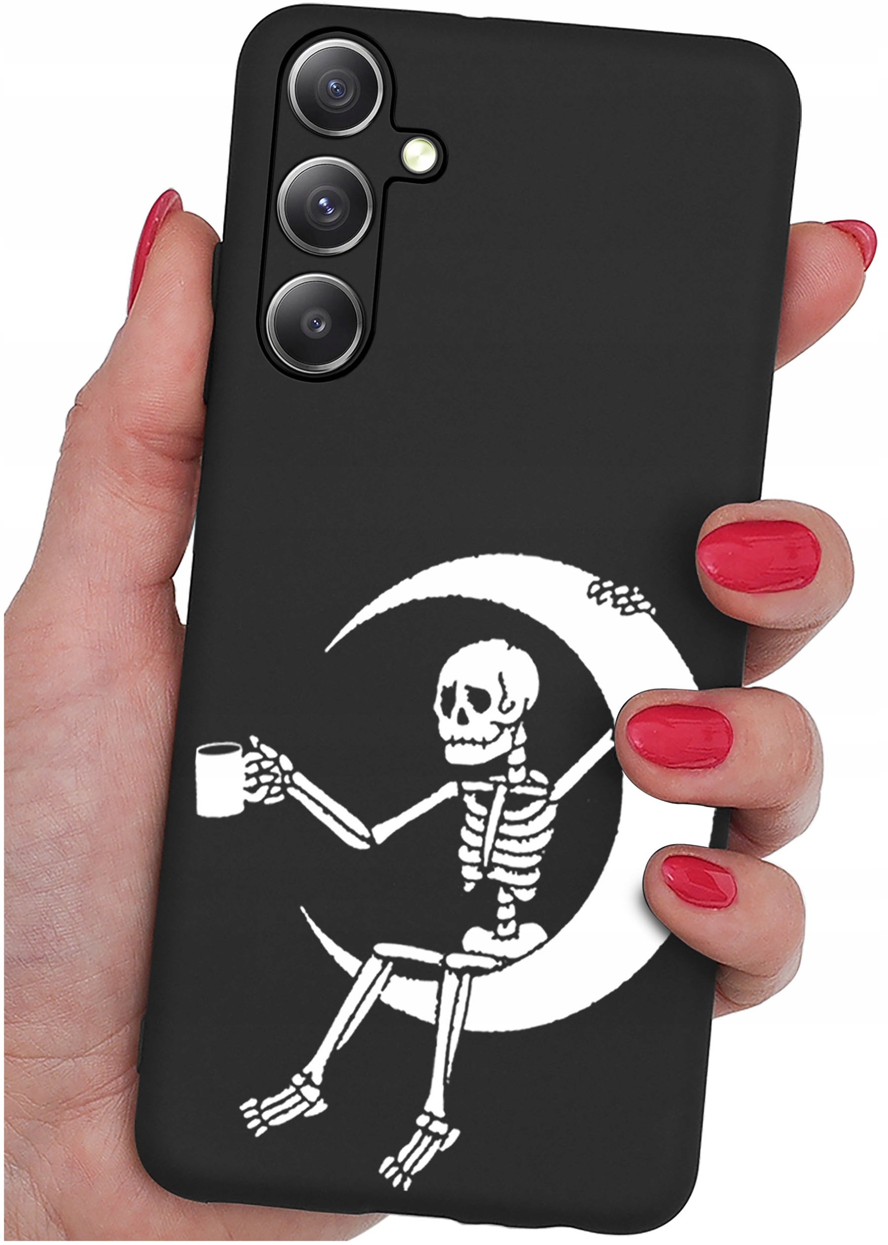 ETUI do Samsung Galaxy S24+ Plus WZORY |SILIKONOWE MATT CASE + SZKŁO 9H