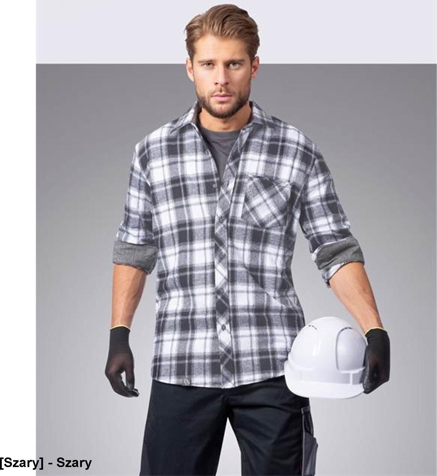 Ardon OPTIFLANNEL ARDON H97 - koszula z miękkiej flaneli - Niebieski H9748 4XL