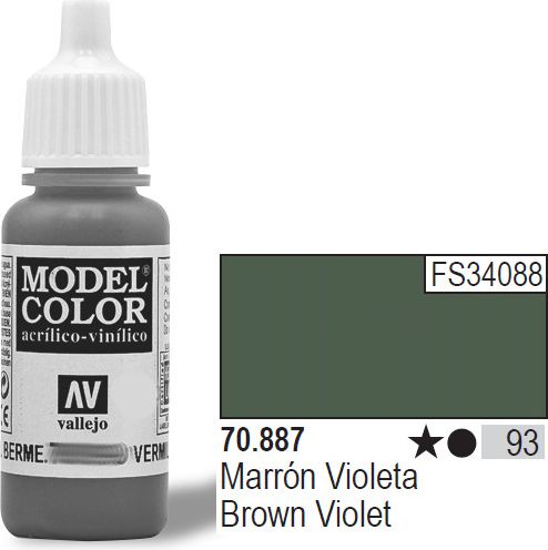 Vallejo Farba Nr 93 Brown Violet 17ml (70887)