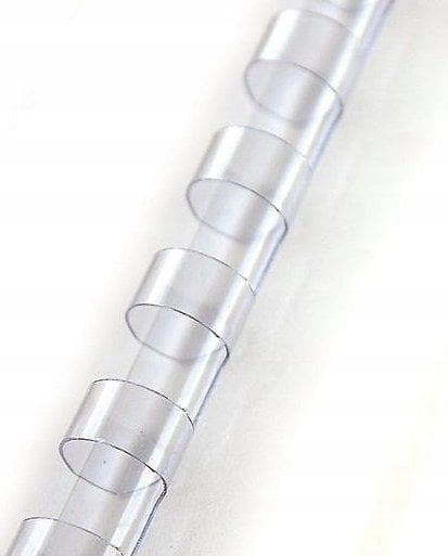 Argo Grzbiet plastikowy 6mm ARGO 405068 przezroczysty 100 szt