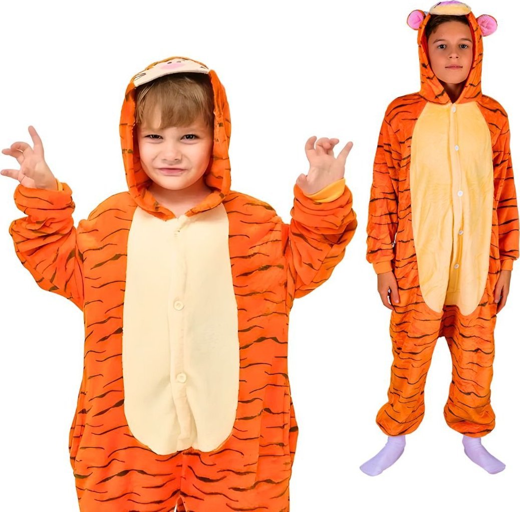 nerd hunters Piżama Onesie Kigurumi Kostium Przebranie Tygrysek 115-125cm
