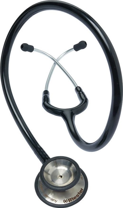 Riester RIESTER DUPLEX 2.0 Z GŁOWICĄ ZE STALI NIERDZEWNEJ-CZARNY STETOSKOP O DWUSTRONNEJ GŁOWICY POSIADAJĄCY DOSKONAŁE PARAMETRY ODSŁUCHOWE