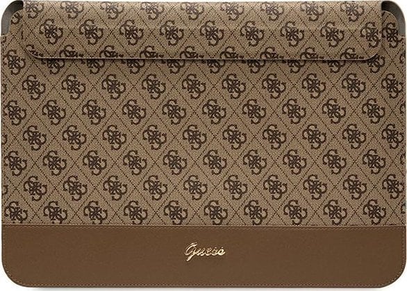 Etui Guess Guess Sleeve GUCS14PS4SGW 14" brązowy/ brown 4G Stripe Metal Logo