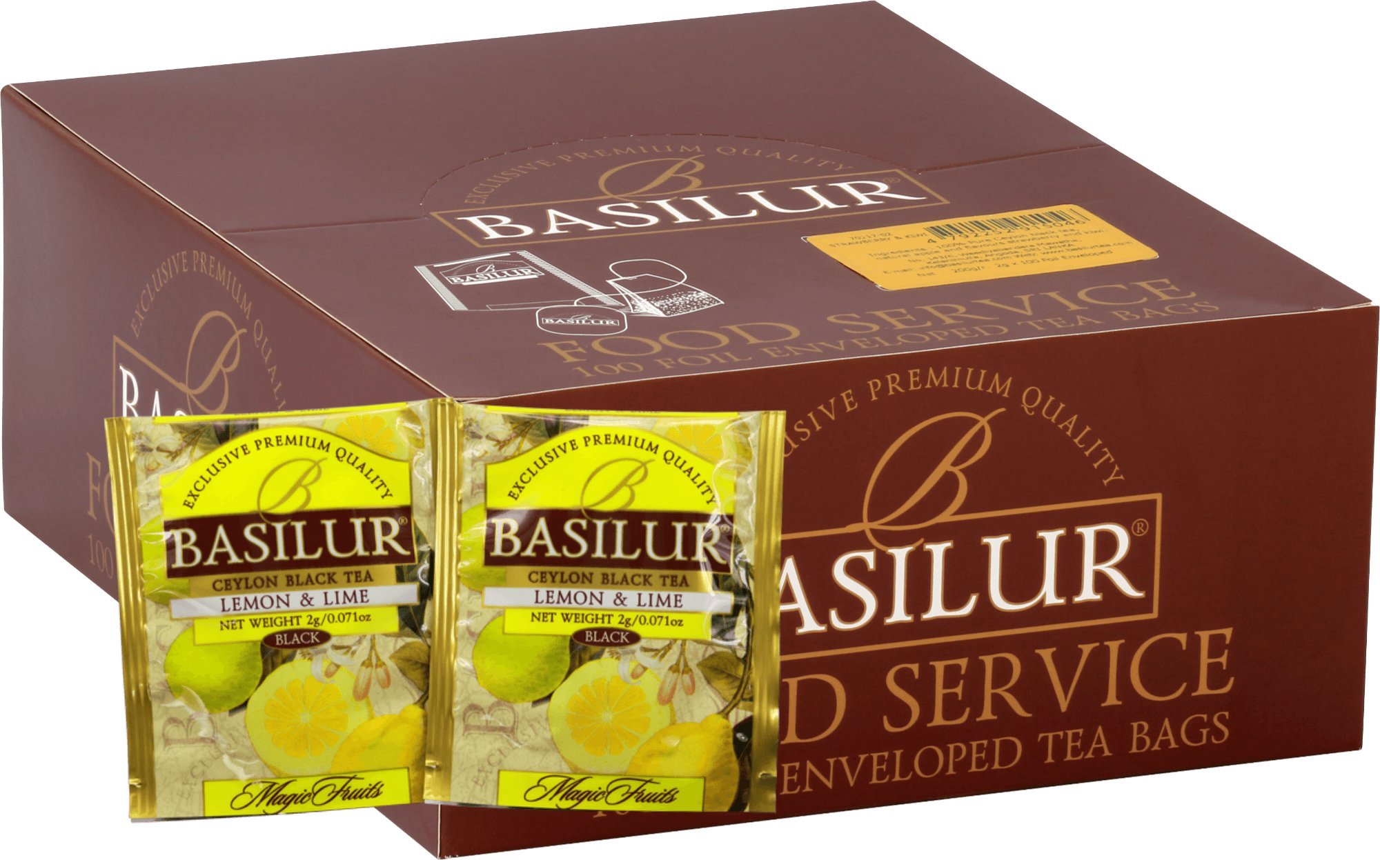 Basilur Basilur LEMON LIME herbata czarna HoReCa 100x2g