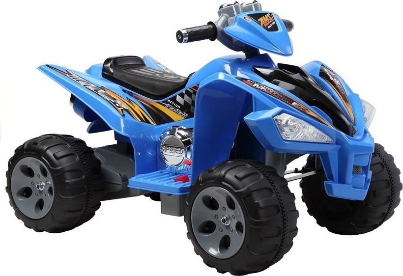 Lean Sport Quad na akumulator Duże Koła Niebieski