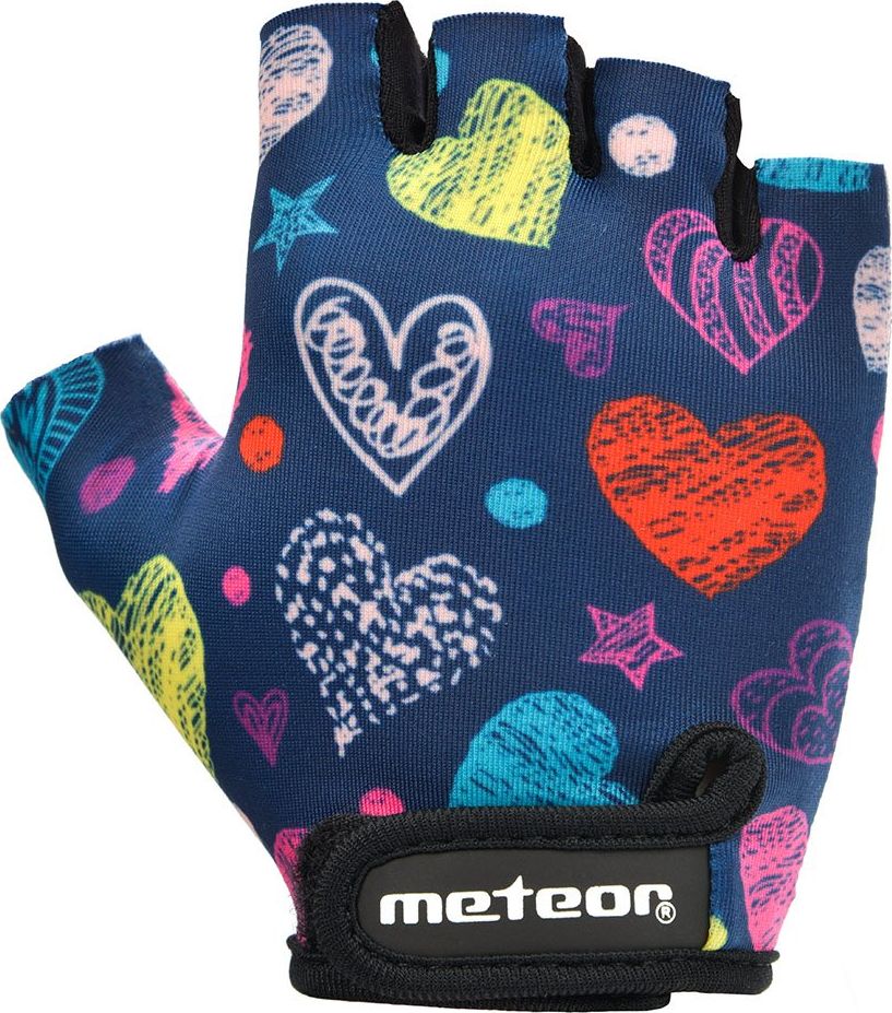 Meteor RĘKAWICZKI ROWEROWE METEOR JUNIOR HEARTS M