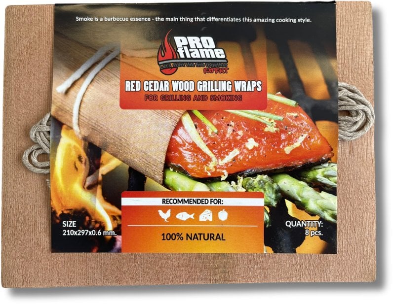 SHELL OF CEDAR WOOD PROFLAME EXPERT 8PCS