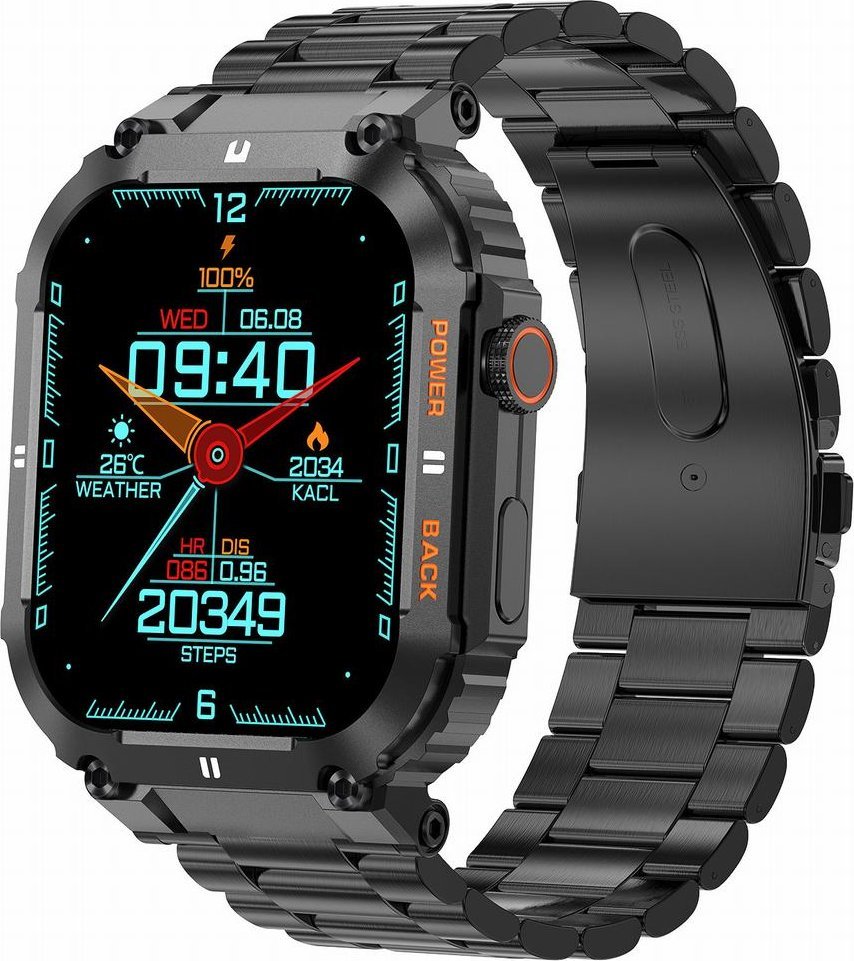 Smartwatch Gravity GT6-2 Czarny