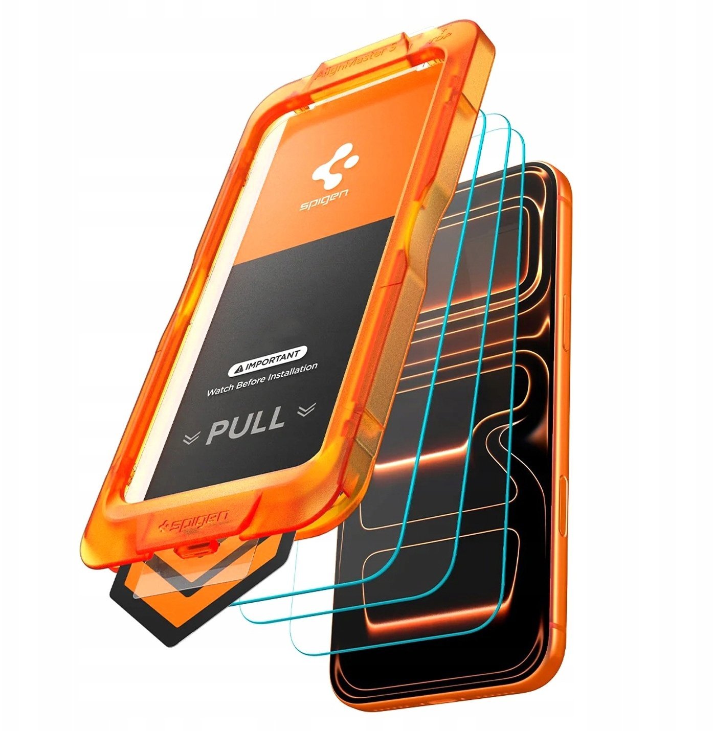 Spigen Szkło hartowane ALM GLAS.TR SLIM 3-PACK IPHONE 17 PRO MAX CLEAR