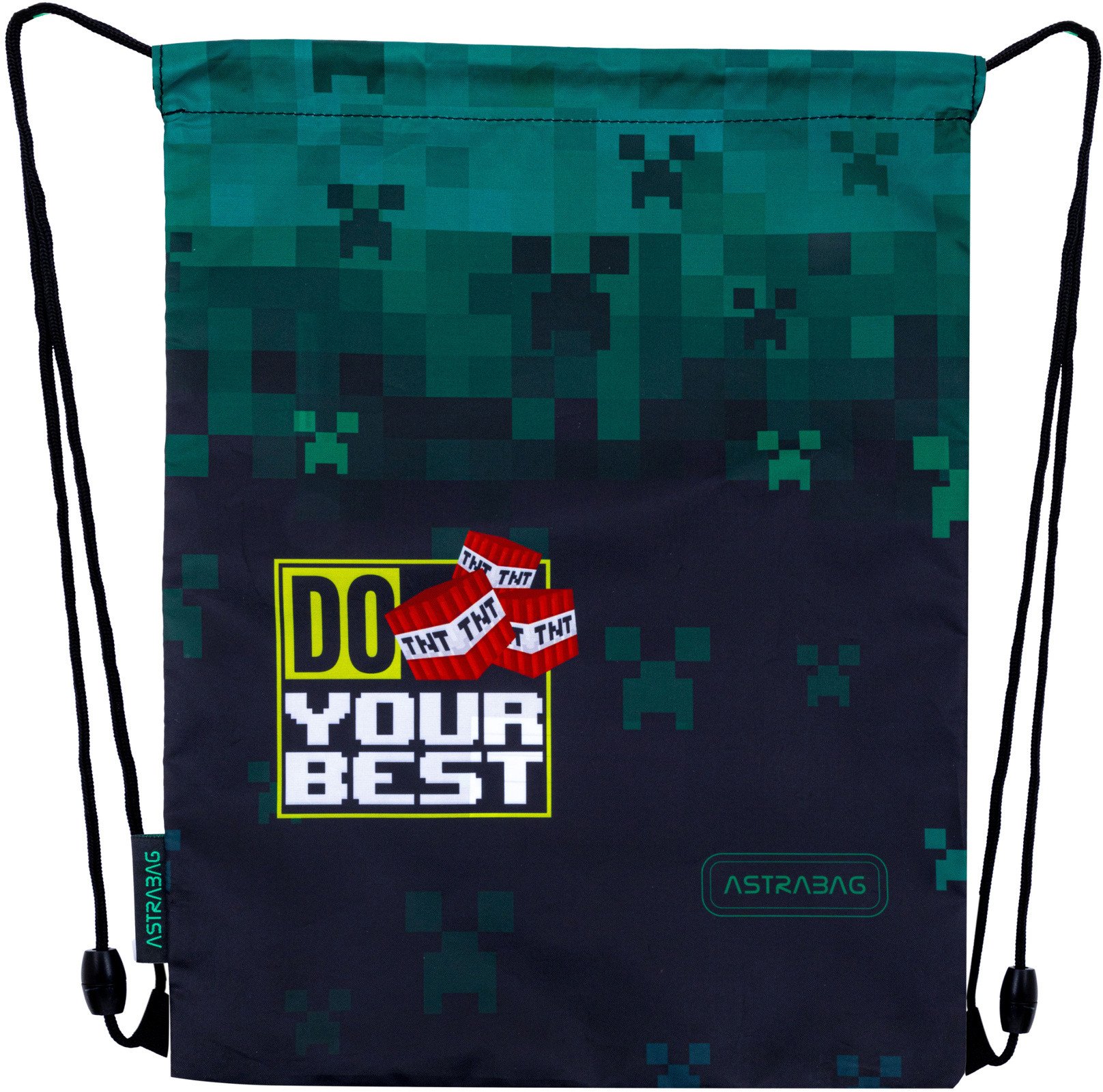 Worek plecak na buty obuwie kapcie 33x40cm Minecraft Do Your Best AD1 ASTRA