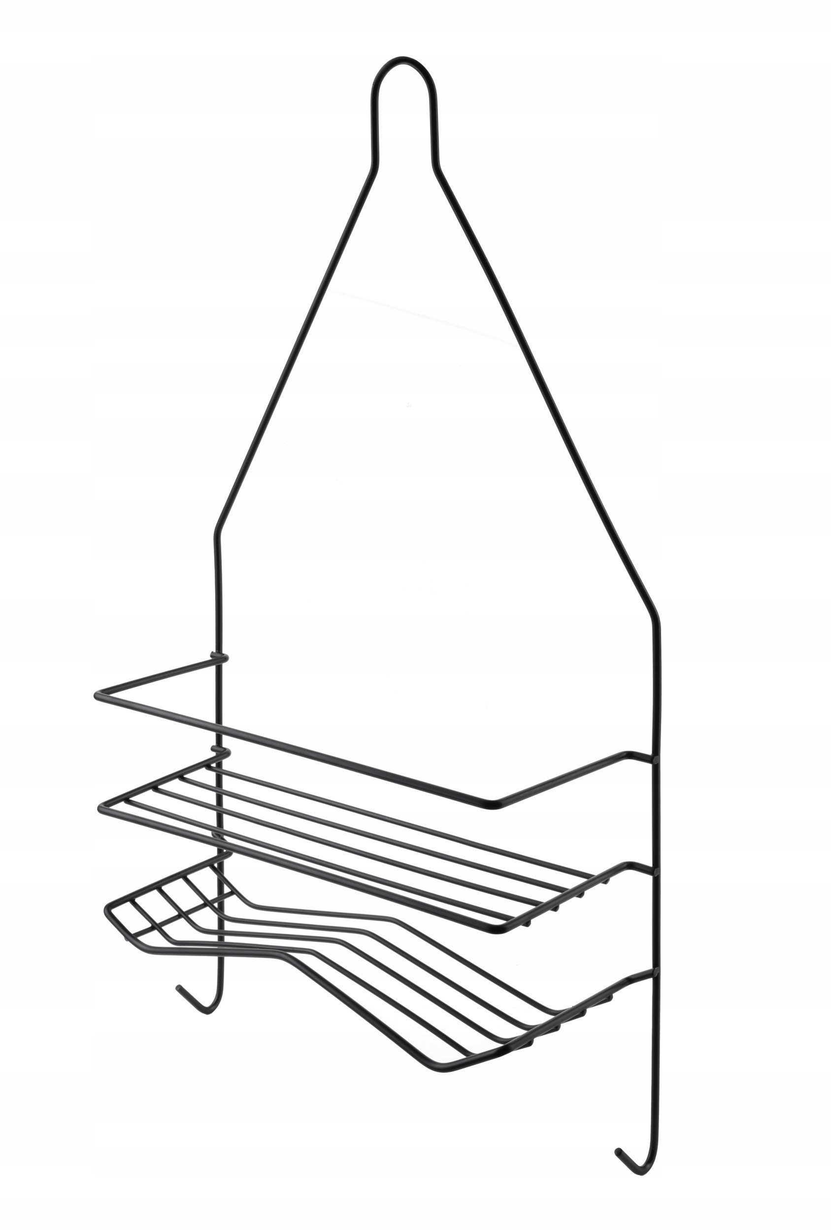 CARL BLACK Półka łazienkowa 2 półki25x9x45,5cm
