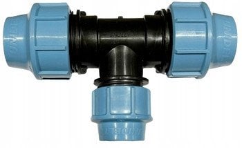 Unidelta trójnik redukcyjny PE 50x25x50 603148