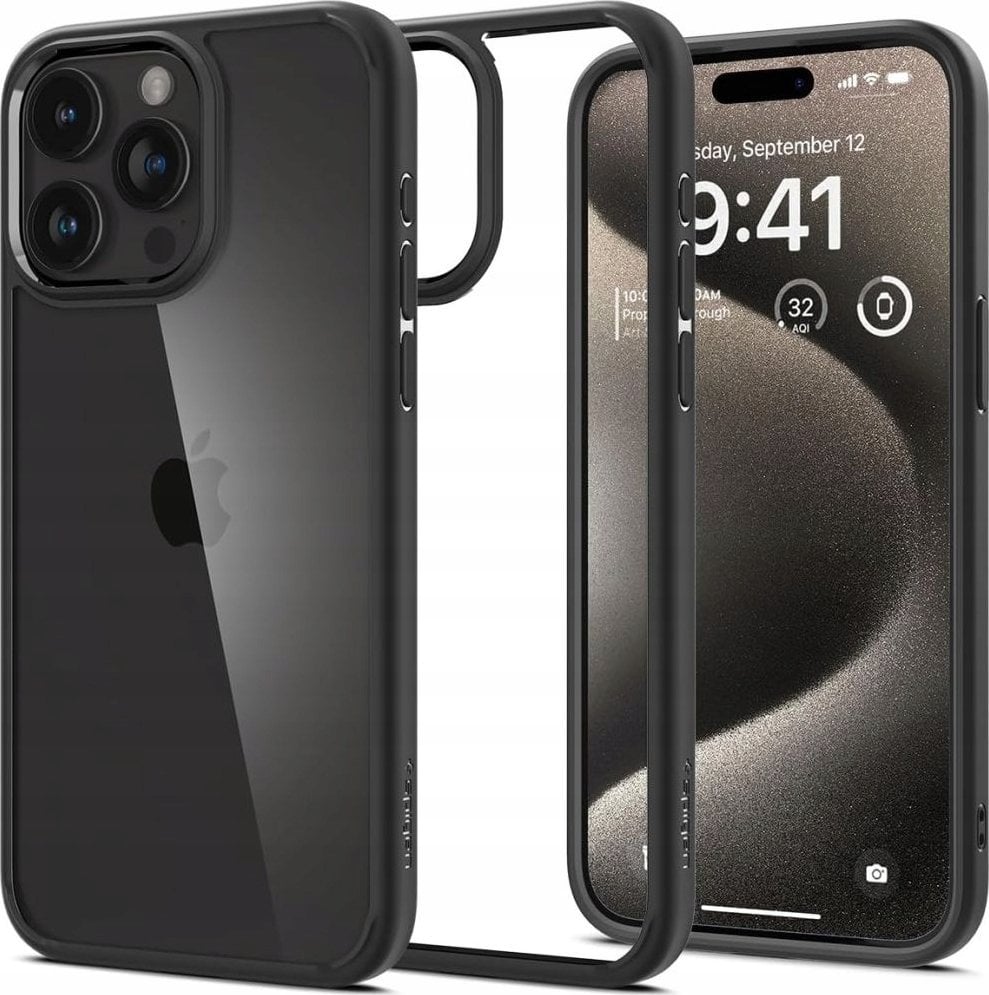 Spigen Spigen Ultra Hybrid iPhone 16 Pro matte black/czarny ACS08125