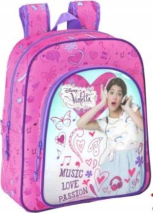 Patio Plecak Szkolny Violetta Disney Oryginał SPARTA A4